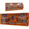 topolenashop KIT FILIERA PROFESSIONALE FILETTATURA MASCHI E FEMMINE KIT 12 PZ FILIERE IN ASTUCCIO