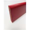 Hobby Legno Battiscopa in legno massello laccato rosso mm. 70x10. Made in Italy. (laccato rosso mm.70x10 ml. 12,25)