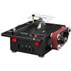 KKnoon Mini sega da banco da 200 W e levigatrice a nastro con asta di prolunga, pinza, kit di foratura per smerigliatura e intaglio, sega circolare da tavolo