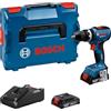 Bosch Professional 18V System Trapano-avvitatore a batteria GSB 18V-65 (motore brushless, incl. 2x GBA 18V 2.0Ah, caricabatteria GAL 18V-20)
