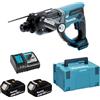 Makita PERFO-BURINEUR SDS-PLUS MAKITA 18 V LI-ION 5 AH 20 MM - DHR202RTJ