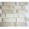 conwire Piastrella a mosaico in ardesia naturale bianca con punto beige per pavimenti, pareti, bagno, WC, doccia, cucina, specchio per piastrelle, rivestimento per vasca da bagno, mosaico