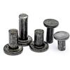 Ningvong Rivetti solidi, rivetti a testa piatta color ferro, rivetti a percussione in ferro M3M4M5-M5 * 10 mm * 1 kg