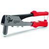 Novus Rivettatrice N 10 con set rivetti - Kit di 15 inserti filettati in alluminio ciechi per A2.5, A3, A4 e A5 con molla di richiamo per l'utilizzo ad una mano