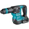 Makita DHK180RTJ - Trapano SDS-Plus 3,1 giochi + 2 batterie 18 V 5 Ah agli ioni di litio + valigetta Makpac
