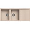 Elleci Lavello Fragranite Cucina 2 Vasche con Gocciolatoio L 116 cm Granitek Avena LGU50051 Unico