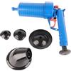 Zerodis Set di Sturalavandini per WC, Apribottiglie per Scarico della Vasca di Scarico Ad Aria Compressa Apriscarico Ad Alta Pressione per Vasca da Bagno Intasata Tubo per WC