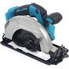 SENDERPICK Sega circolare a batteria, 180 mm, 1380 W, senza fili, 4500 giri/min, per 18 V Makita/batteria