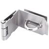 Toolstar, lucchetto con serratura a 90 gradi in acciaio inox per magazzini, porte, porte scorrevoli, ecc.