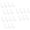 iplusmile 21pezzi Ganci Per Pannello Pegboard Per Esposizione Supermercati Facili Da Installare e Pratici Per Ogni