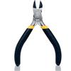SENRISE Pinze da taglio diagonale da 11,4 cm, taglierina laterale, mini pinza compatta per filo metallico per gioielli, piccolo lavoro in filo nero (2 pezzi)