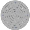 OGOMONDO Soffione Doccia a Soffitto Installazione Da Incasso Acciaio Inox Tondo