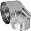 DianKamin Curva in acciaio a 90° per canne fumarie 160mm
