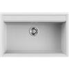ELLECI LGB13068 Best 130 - Lavello da cucina con 1 Vasca, 79 x 51 cm, Bianco
