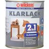 Wilckens 2 in 1 vernice trasparente lucida, 750 ml, incolore