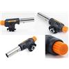 CRISCUOLO BRICO STORE Saldatore A Gas Portatile Impugnatura Gommata Cannello A Gas Portatile Saldatura con Fiamma Ossidrica Con 4 Cartucce Gas Butano Saldatore Gas 250 G