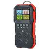 WYZXR Rilevatore di gas 4 in 1, rilevatore di gas multigas portatile Rilevatore di monossido di carbonio portatile digitale Tester di gas solfuro di idrogeno con display LCD