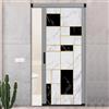 Innovz Porta a Soffietto da Interno Porta Pieghevole Moderna con Dimensioni del Modello Personalizzabile, Porta Interna Della Fisarmonica Magnetica, Cancello Divisorio per Garage, Scale, Cantina, Cucina, Bag