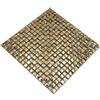 conwire Piastrella a mosaico in vetro traslucido, cristallo EP oro, per pareti, bagno, WC, doccia, cucina, specchio per piastrelle, rivestimento per vasca da bagno, mosaico