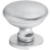 Ghidini POMO POMOLO PER PORTA BLINDO GHIDINI ALLUMINIO F1 ALLUMINIO mm65 ROSETTA mm51, H mm67 ADATTO AL MONTAGGIO SU PORTE BLINDATE E SU PLACCHE, COME CENTROPORTA O COME MANIGLIA Q8
