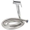 EBTOOLS Bidet Portatile Kit Doccetta, Filettatura G1/2 pollici Spruzzatore bidet per WC Bidet Acciaio Inossidabile Doccetta per Bidet con Tubo Flessibile Doccia 1,5m e Supporto Doccetta