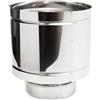 SIP CAPPELLO ANTIVENTO FUMAIOLO STUFA A PELLET ACCIAIO INOX D° 200 mm CANNA FUMARIA