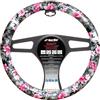 SIMONI RACING 1248713 Coprivolante, Multicolore, Nero Fiori Rosa