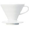 Hario Coffee Dripper V60 Size 02 White Ceramic (japan import)