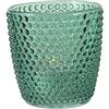 Boltze Set di candelieri Boltze Marilu 4 pezzi (petrolio, vetri decorativi per candele/candeline, portacandele ø 8 cm, vari motivi, forma rotonda, portacandeline) 1020524