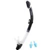 Supertrip Snorkel - Snorkel a secco per adulti, unisex, con valvola per snorkeling, con boccaglio morbido