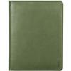 RHODIA 168118C - Portadocumenti Verde Salvia - per Bloc-notes e quaderni A4 e A4+ - Dimensioni da chiuso 25,5x34 cm - Pochette per tablet - Simil Cuoio Premium