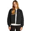 Calvin Klein Donna Bomber Quilted Jacket Sottile, Nero (Ck Black), S
