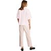 Tommy Hilfiger Donna Camicia Linen Relaxed Maniche Corte, Rosa (Light Pink), 40