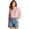 Tommy Jeans Tjw RLX Linen Shirt Dw0Dw20292, Camicia a Maniche Lunghe, Donna, Rosa (Precious Pink/Stripe), S