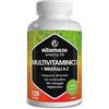 Vitamaze - amazing life Vitamaze® Multivitaminico ad Alto Dosaggio Capsule, 23 Vitamine Efficaci A-Z e Minerali, Sostanze Minerali e Oligoelementi, 120 Capsules Vegetariano per 4 Mesi, senza Additivi non Necessari