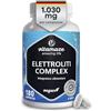 Vitamaze - amazing life Elettroliti Integratore 1.000 mg per 6 mesi (1 al giorno) con Sali minerali Magnesio, Potassio, Calcio, Cloruro e Sodio per l'equilibrio elettrolitico senza zucchero vegane. 180 compresse Vitamaze®