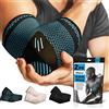 POWERLIX Gomitiera per Uomini/Donne (2 Pezzi) Supporto con Compressione per il Braccio per Tendinite, Gomito del Tennista/Golfista, Supporta le Maniche per la Protezione Durante lo Sport, Blu, XL