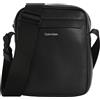 Calvin Klein Uomo Borsa a Tracolla Must Reporter con Logo, Nero (Ck Black), Taglia Unica