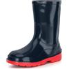 Ladeheid Stivali Bambino e Bambina in Gomma PVC LA-939 (Nero/Verde, 28 EU)