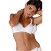 Lovable Reggiseno Senza Imbottitura e Senza Ferretto, Cotone Elasticizzato, Spalline con Regolazione Frontale, Pacco da 2, Cotton Line Donna, Bianco, 34 / 3B