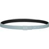 Armani Exchange Sustainable, Reversible, Logo Buckle Cintura Piatta, Dark Reflection/Black, 75 cm Donna