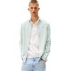 Tommy Jeans Tjm Slim Stretch Oxford Shirt Dm0dm09594, Camicia Uomo, Green (Cloudy Jade), S