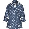 Playshoes Giacca da pioggia, Abbigliamento antipioggia antivento e impermeabile Unisex - Bambini e ragazzi, punti marini, 128