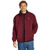 Tommy Jeans Uomo Giacca Essential Padded Jacket con Zip, Rosso (Deep Rouge), S