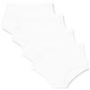 Playtex Slip Midi in Cotone Biologico Confortevole Donna x4, Bianco, 4/L