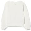 Amazon Essentials Felpa Girocollo, Vestibilità Classica Bambini e Ragazzi, Bianco, 5 anni