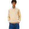 Tommy Jeans Uomo Felpa Regular Fit Flag Fleece Scollo Rotondo, Multicolore (Shadow Pine), XS
