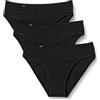 Sloggi 24/7 Cotton Tai C3P, Slip Donna, Nero (Black), 42