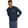 Tommy Hilfiger Uomo Felpa Monotype Label Scollo Rotondo, Blu (Night Sky), M