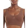 adidas Scoop Lounge Bra Bustino, Oscurante, Mocha tostato, M Donna